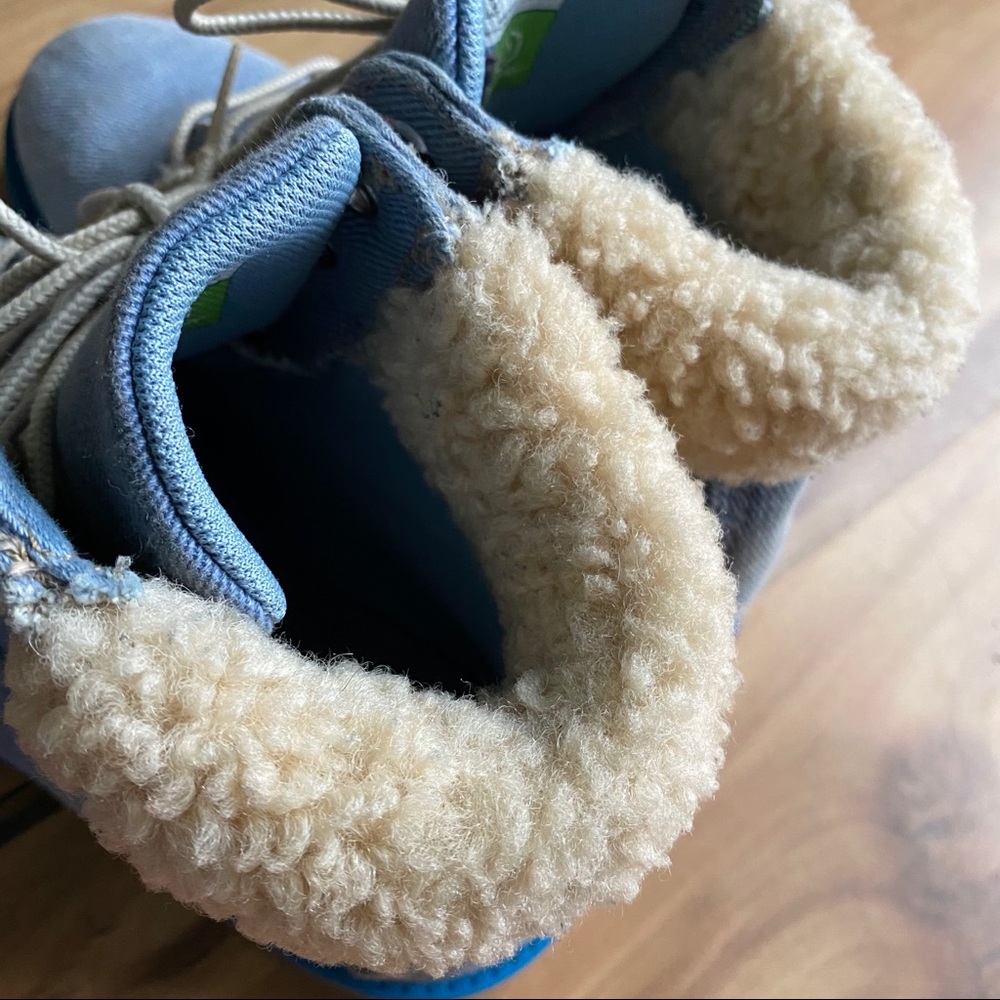 Timberland Just Don Denim Faux Shearling Boots - Picture 13 of 15
